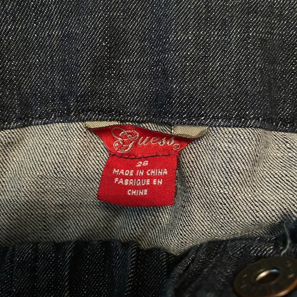 Guess Denim Strapless Mini Dress - Picture 4 of 5